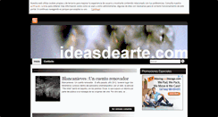 Desktop Screenshot of ideasdearte.com