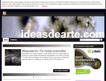 Tablet Screenshot of ideasdearte.com